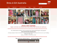 Tablet Screenshot of dressagirlaustralia.com.au